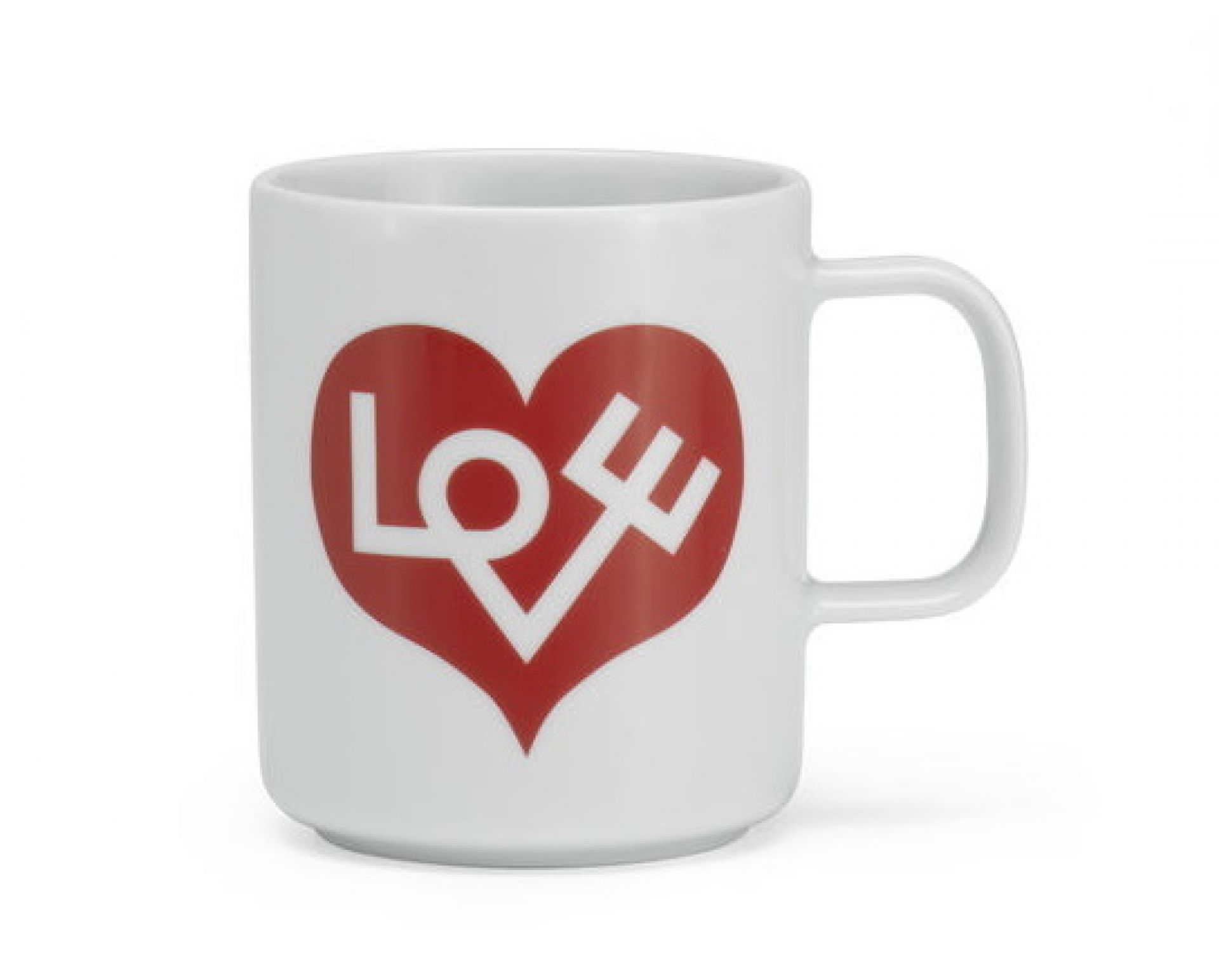 Coffee Mugs NEW Love Heart rot Tasse Vitra